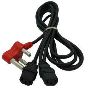 Dedicated 2 Way IEC Power Cable
