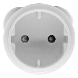 2-Pin Schuko to 16A 3-Pin Adaptor