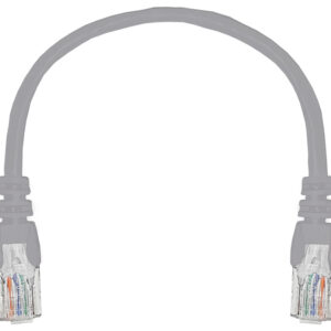 Linkbasic 22cm UTP Cat5e Flylead Grey