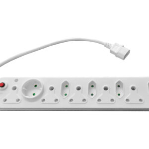 Multi Plug 5x16A 5x5A 0.5m IEC Cord