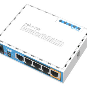 MikroTik hAP 2.4GHz 1.5dBi 5 Port Ethernet WiFi Router | RB951Ui-2nD