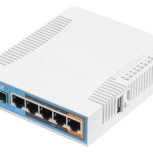 MikroTik hAP ac Dual Band 5 Port Gigabit 1SFP WiFi Router | RB962UiGS-5HacT2HnT