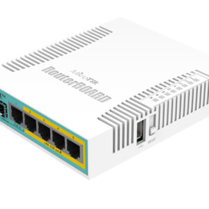 MikroTik hEX PoE 5 Port Gigabit 1SFP PoE Out Desktop Router | RB960PGS