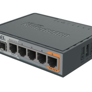 MikroTik hEX S 5 Port Gigabit 1SFP Desktop Router| RB760iGS