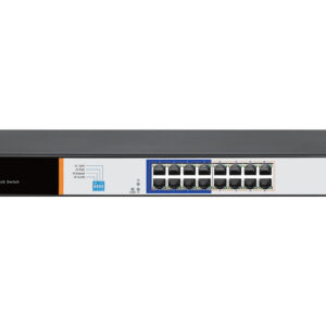 Scoop 16 Port Gigabit AI PoE Switch with 2 SFP Uplink