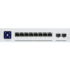 Ubiquiti 8 Port 2.5Gbps 120W 2SFP+ UniFi Enterprise Switch | USW-Enterprise-8-PoE